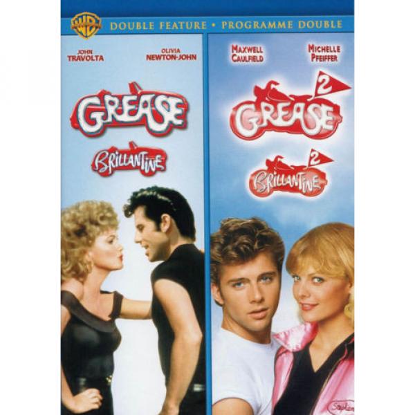 GREASE / GREASE 2 (DOUBLE FEATURE) (BILINGUAL) (BLUE COVER) (REGION 1 DVD) #1 image