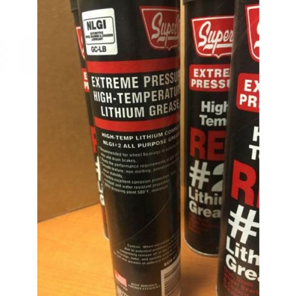(Lot of 6) SMITTY&#039;S HIGH TEMP RED #2 LITHIUM GREASE 14 oz. #4 image
