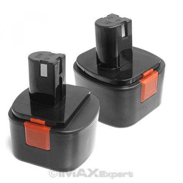 2 x 12V NiCd Rechargeable Battery for Lincoln Grease Gun 1200 1240 1242 1244 #2 image