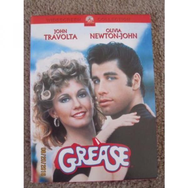 GREASE DVD 2002 WITH SONGBOOK JOHN TRAVOLTA OLIVIA TON JOHN EXCELLENT #1 image