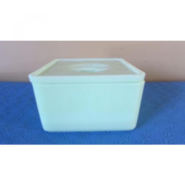 Jeannette Jadeite Kitchen Refridgerator Grease Canister Jar Jadite Green Glass #1 image