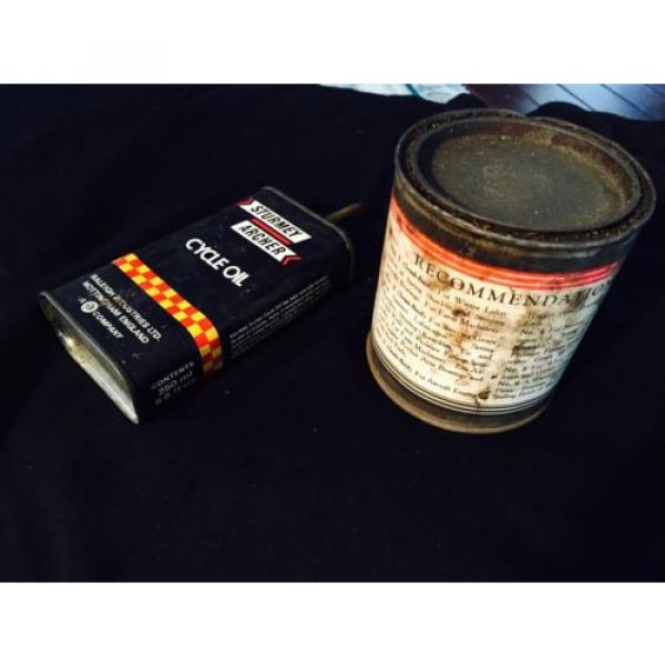 Gargoyle Mobile Grease can/Sturmey can-lot #2 image