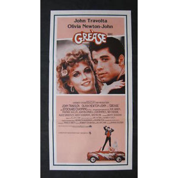 GREASE Original Australian daybill movie poster John Travolta Olivia Newton-John #1 image