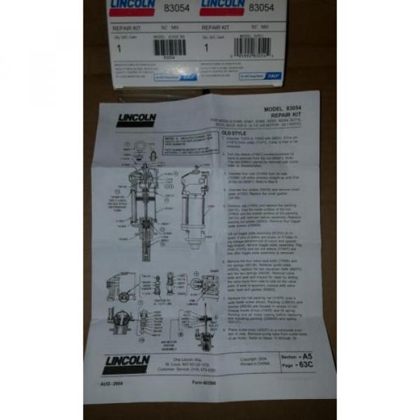 Repair Kit 83054 for Lincoln Grease Pump 82050, 82054, 82716, 83121 and more #4 image