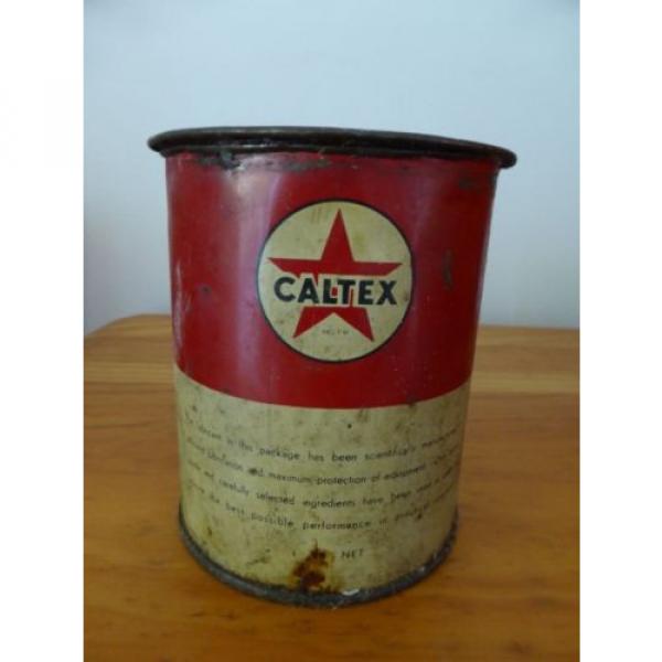 Vintage Caltex 1lb tin of Water Pump Grease #2 image