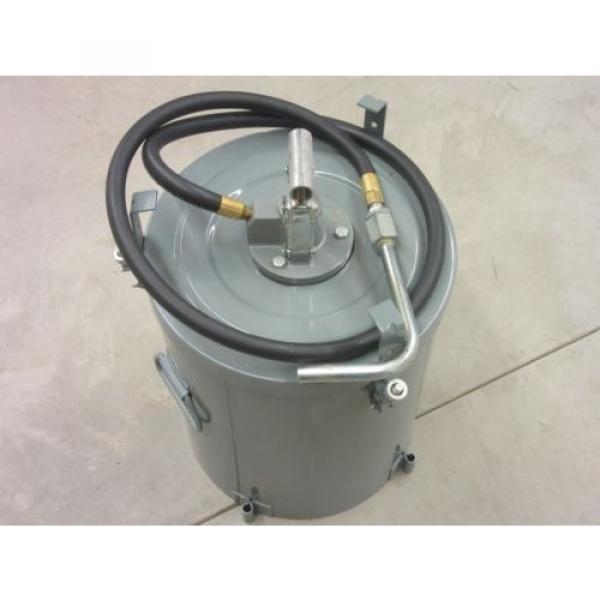 FEDERAL STANDARD MILITARY LUBRICATION GREASE PUMP BUCKET TUB SHOP CONTAINER #4 image