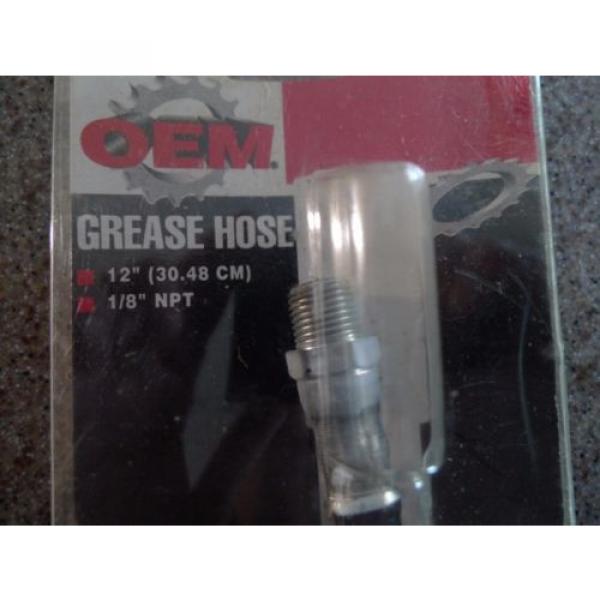 12&#034; FLEXIBLE GREASE HOSE - 3000 PSI - 1/8&#034; NPT - For manual hand grease guns #2 image