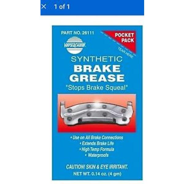 100 Packs Versachem Synthetic Brake Grease .14oz each Pocket Pack / Single Use #1 image
