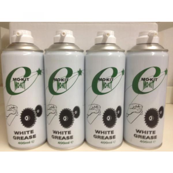 12 x White Spray Grease 400ML Aerosol - NON DRIP FORMULA -VAT RECEIPT INCLUDED✔ #2 image