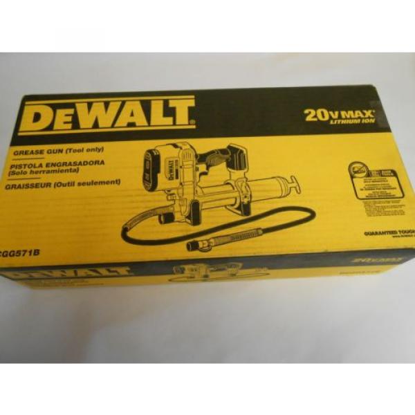 DeWalt DCGG571B 20V MAX Lithium Ion Grease Gun (Bare Tool) #1 image