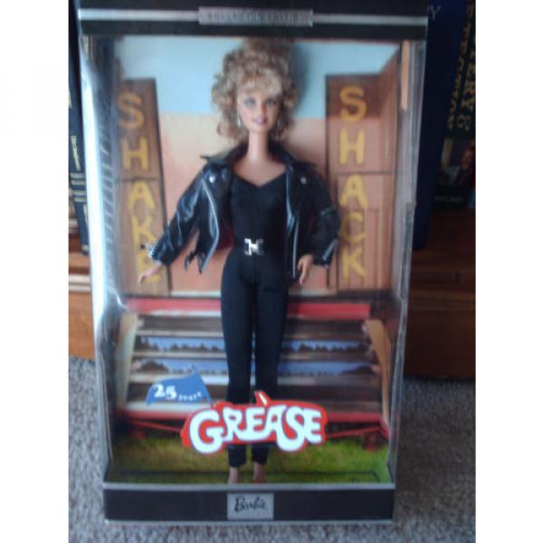 GREASE COLLECTOR--SEXY SANDY IN BLACK LEATHER--25TH ANNIVERSARY--NEW IN BOX #1 image