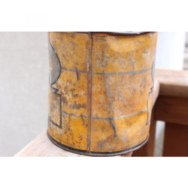 Antique Prairie City Winnipeg BUFFALO Oil Tin Can Grease Pail #4 image