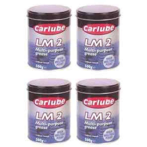 4 x Carlube LM2 Lithium Multi Purpose Grease 500g - XMG500 - £4.89 per can #1 image