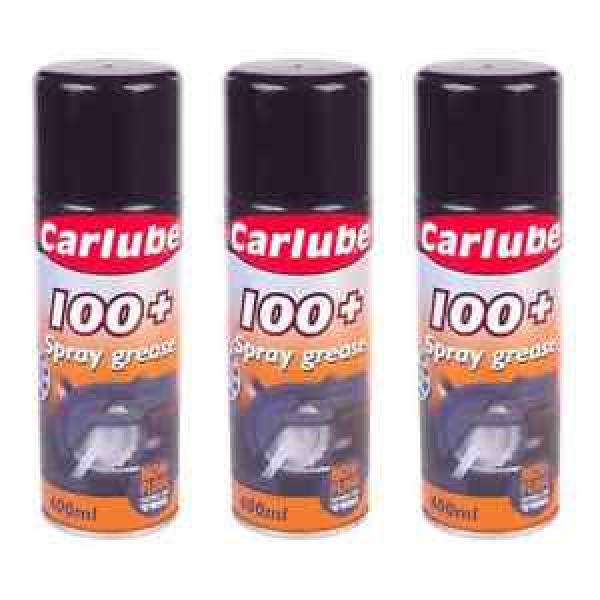 3 x Carlube 100+ Spray Grease Chain Lubricant 400ml - XSG400 - £4.99 per can #1 image