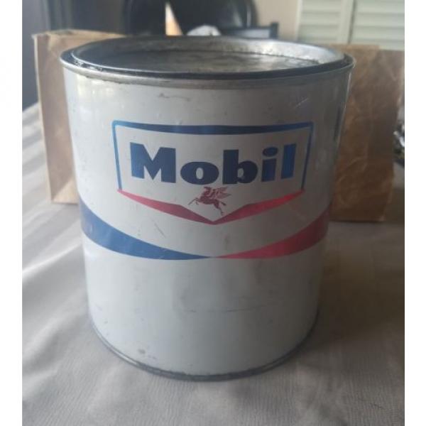 Mobil Oil Grease Tin 5 Pounds Can Mobilgrease #1 image