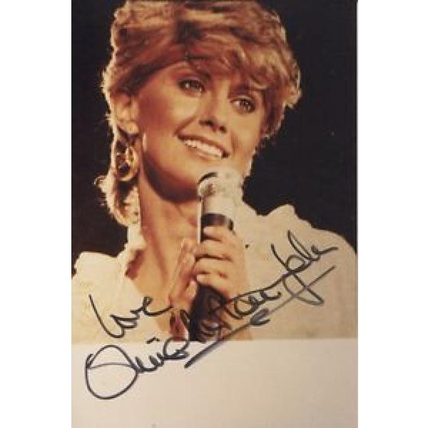 Olivia Newton-John autograph, singer GREASE photo signed #1 image