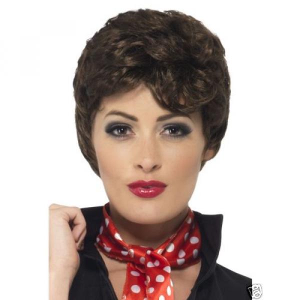 Smiffys Official Adult Grease Sandy Danny Rizzo Frenchy Fancy Dress Costume Wig #5 image