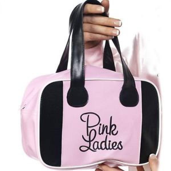 Pink Ladies Bag Official Grease Lady Bowling Bag Fancy Dress Costume Accessory #1 image