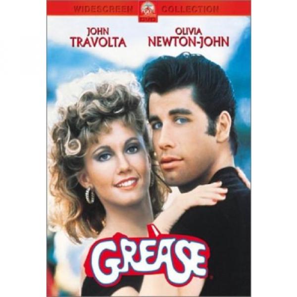 Grease (DVD, 1978, Widescreen) John Travolta, Olivia Newton-John - Perfect #2 image