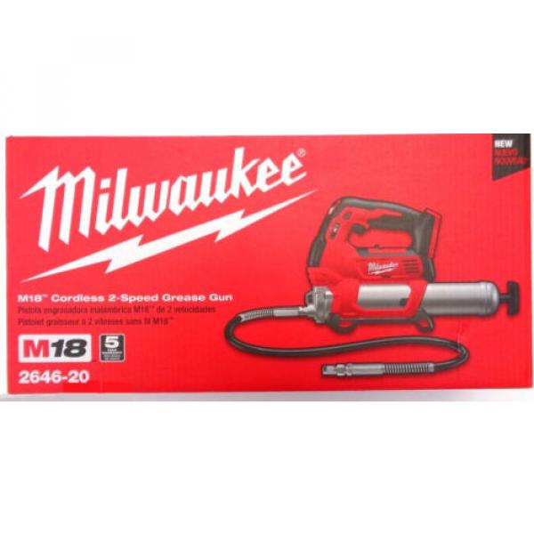 BRAND  MILWAUKEE M18 2 SPEED GREASE GUN 2646-20 #3 image