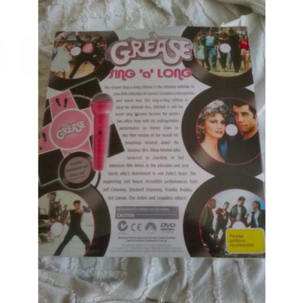 RARE KARAOKE sing a long DVD GREASE comes with dance Mat + Mic  sealed #2 image