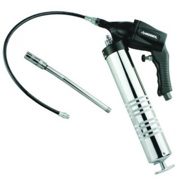 Single Shot Air Tool Grease Gun Pressure 40:1 Output Steel Metal Tip Connector #1 image