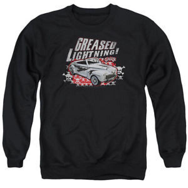 Grease Greased Lightening Mens Crewneck Sweatshirt Black #1 image