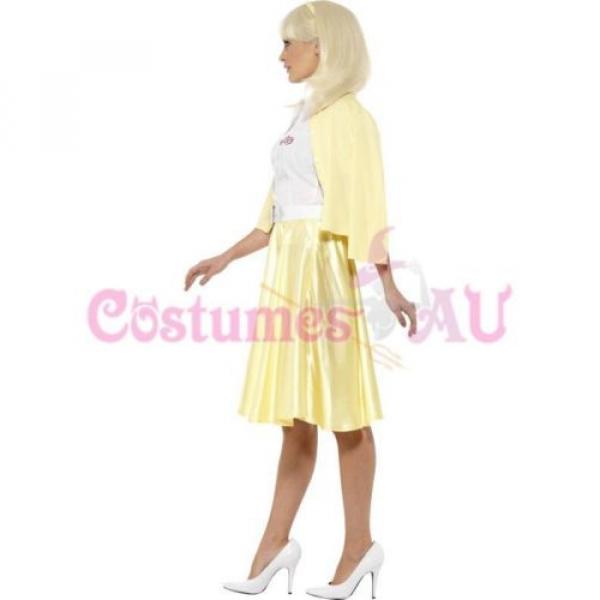 Ladies Grease Good Sandy Costume Licensed 1950s 50s Yellow Party Fancy Dress #3 image