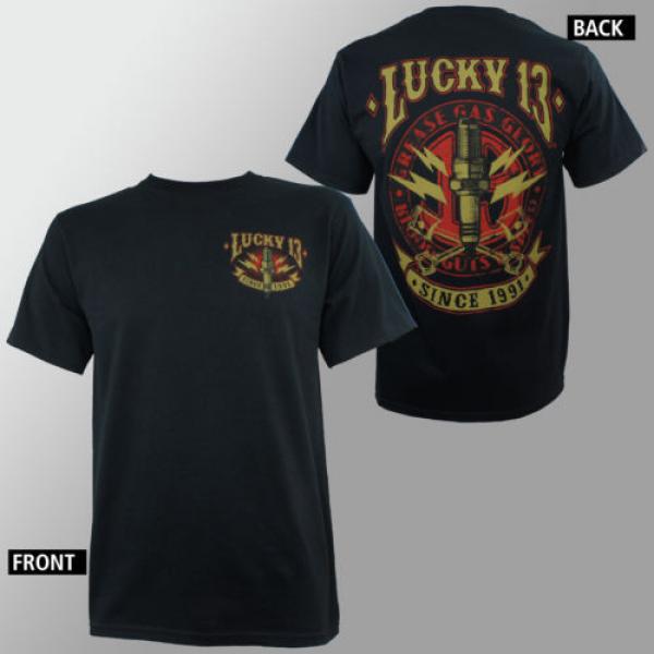 Authentic LUCKY 13 Amped Grease Gas Glory Blood Guts T-Shirt M L XL XXL 3XL #1 image