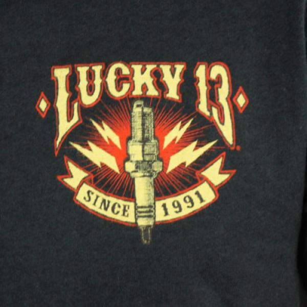 Authentic LUCKY 13 Amped Grease Gas Glory Blood Guts T-Shirt M L XL XXL 3XL #5 image