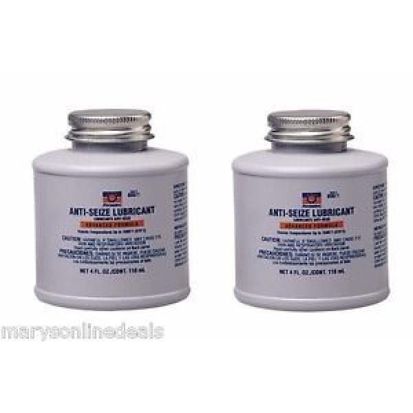 2 New PERMATEX 80071 ANTI-SEIZE LUBRICANT Lube Grease Oil 4 oz Brush Top Bottle #1 image