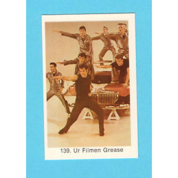 Grease Greased Lightning John Travolta 1970s Pop Rock Music Card Sweden #139 #1 image