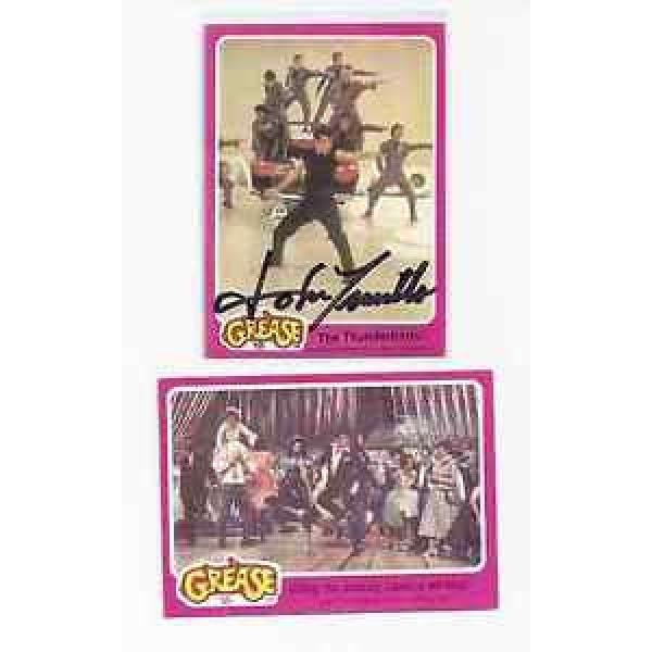 ~ ~ John Travolta auto GREASE 1978 card # 10 + ~  ~ #1 image