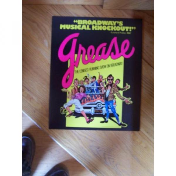 RARE ORIGINAL 1977 First Edition Grease Poster . Full Size #4 image