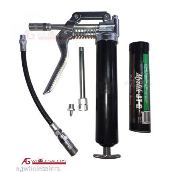 MINI GREASE GUN (2 WAY) &amp; USA 3OZ 85G CARTRIDGE &amp; ACCESSORIES INDUSTRIAL QUALITY #1 image