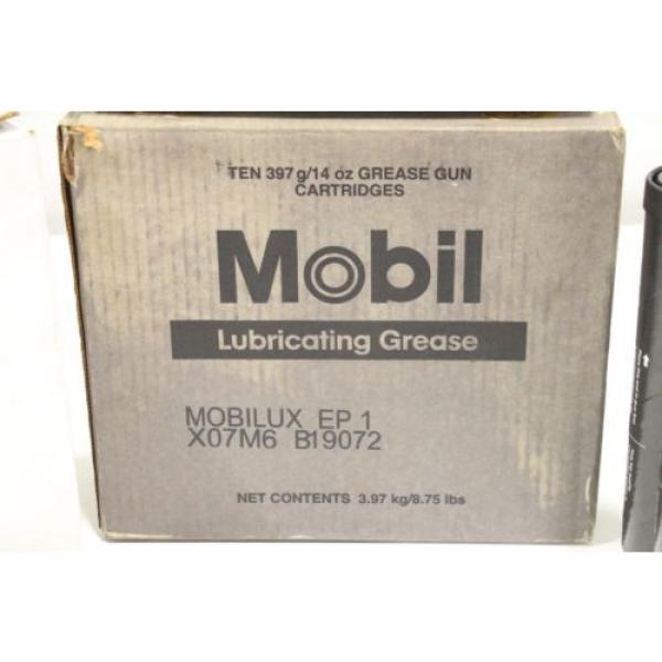 Lot of 10) Mobil MobilGrease Mobilux Premium Lubricating Grease 14 Oz Cartridges #2 image