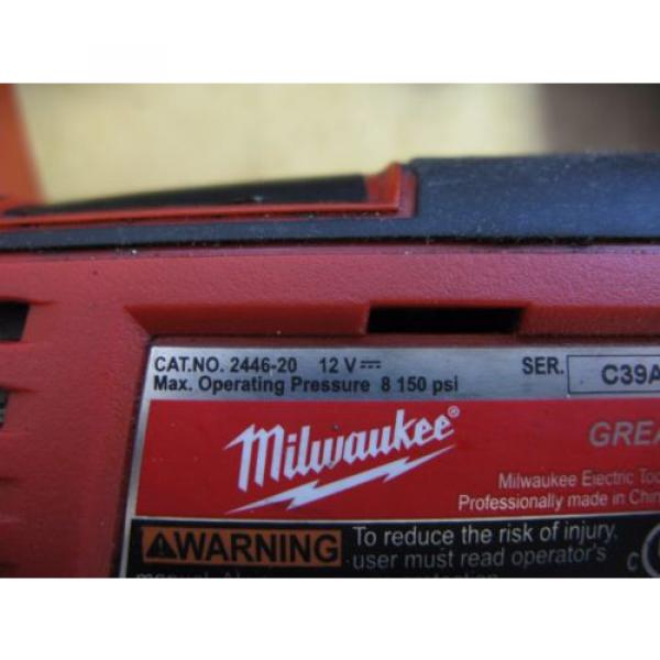 Milwaukee 2446-20 Grease Gun Used #2 image