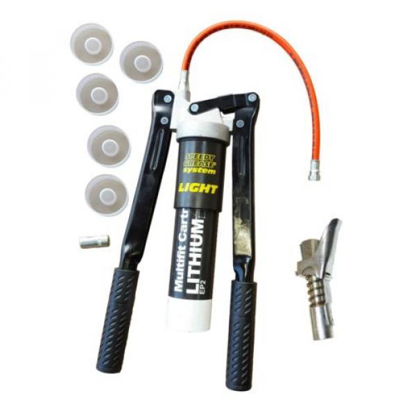 SPEEDY GREASE GUN KIT - Vacuum Operated Comes With Lock On G Coupler 4 Jaw Pump #1 image
