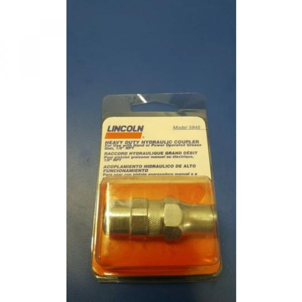 Lincoln 5845 Hydraulic Coupler-For use with Hand-Power Operated Grease Gun 1/8&#034; #1 image