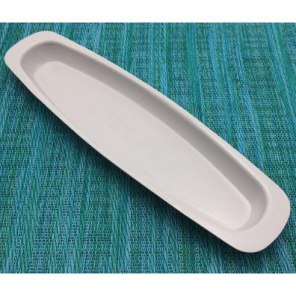 George Foreman 12 1/2&#034; Grill Replacement Drip Catch Grease Tray White #2 image