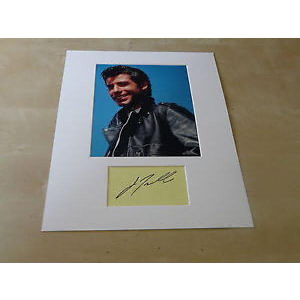 JOHN TRAVOLA - GREASE - FRAMED ORIGINAL AUTOGRAPH UACC RD 284 AFTAL RD 36 #1 image