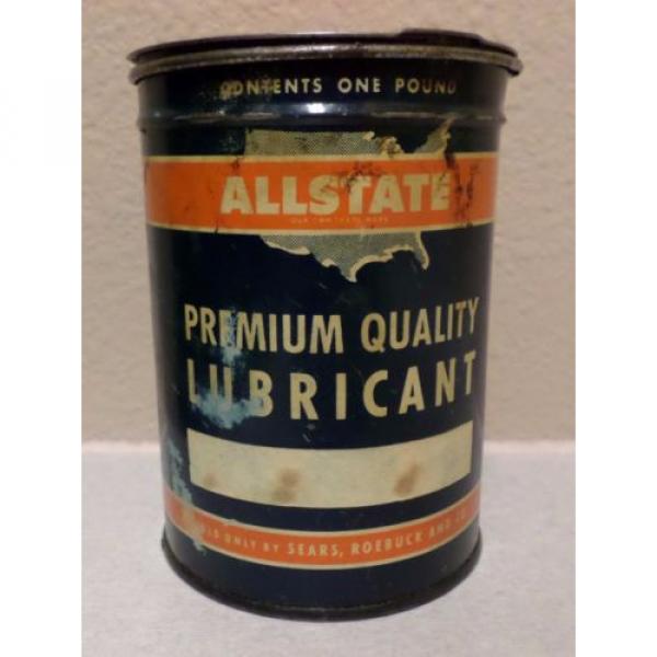 Vintage 1950s 1960s AllState Oil Can Premium Lubricant Sears Bearing Grease #1 image