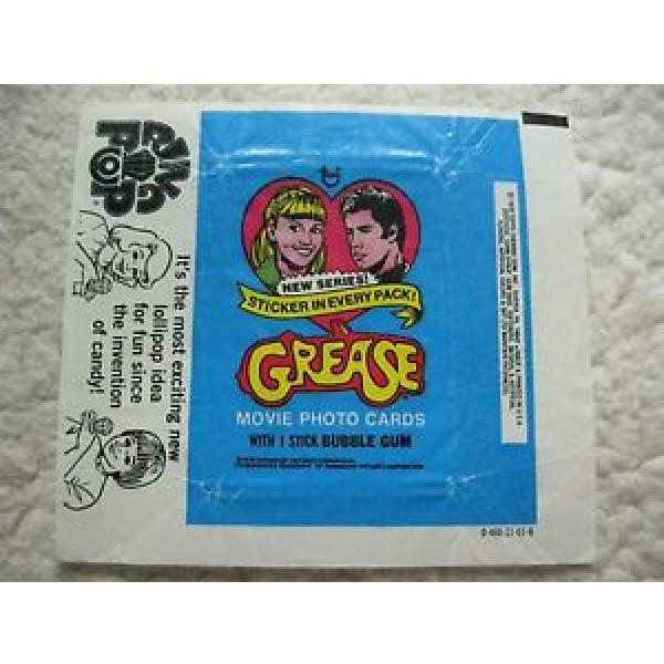 TOPPS GREASE BUBBLE GUM WRAPPER #1 image
