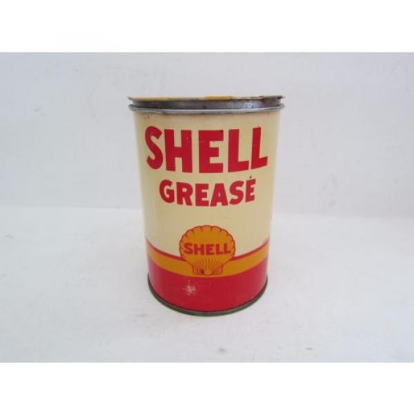 Vintage &#039;&#039; SHELL&#039;&#039; Grease 1 Lb Tin Empty Can #1 image
