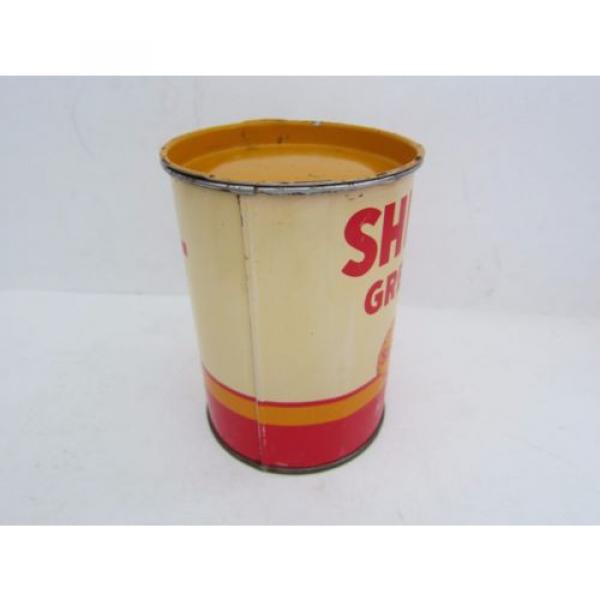 Vintage &#039;&#039; SHELL&#039;&#039; Grease 1 Lb Tin Empty Can #2 image