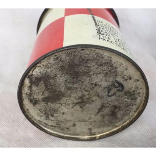 Caltex Old Graphite Grease Vintage Tin Can Petrol Station Motor Oil 1 Lb Net Vtg #4 image
