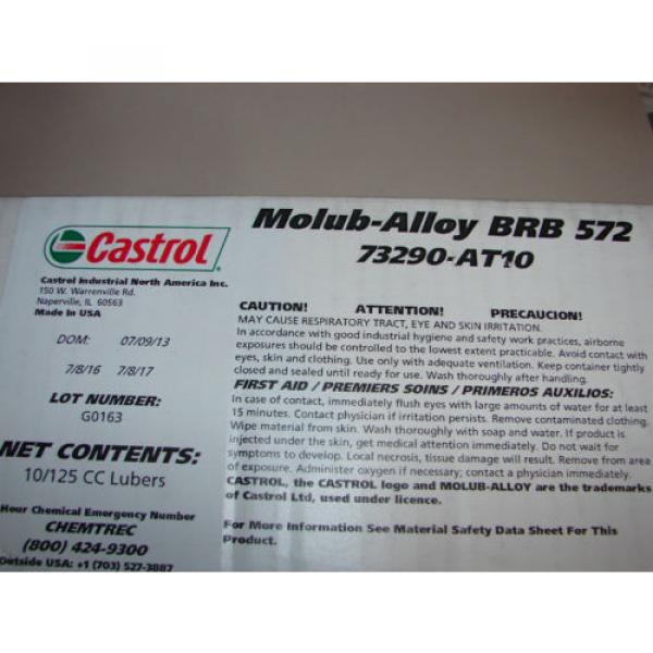 Castrol Industrial Molub-Alloy BRB 572 125 CC Mini Luber Flex 125 Bearing Grease #4 image