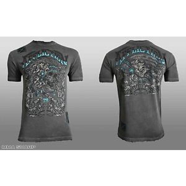 Affliction Men&#039;s Apache Freedom Tee Shirt Black Grease Wash X-Large #1 image