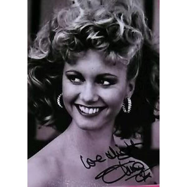 Olivia Newton John actress autograph signed 5x7 as sandy in grease authentic #1 image