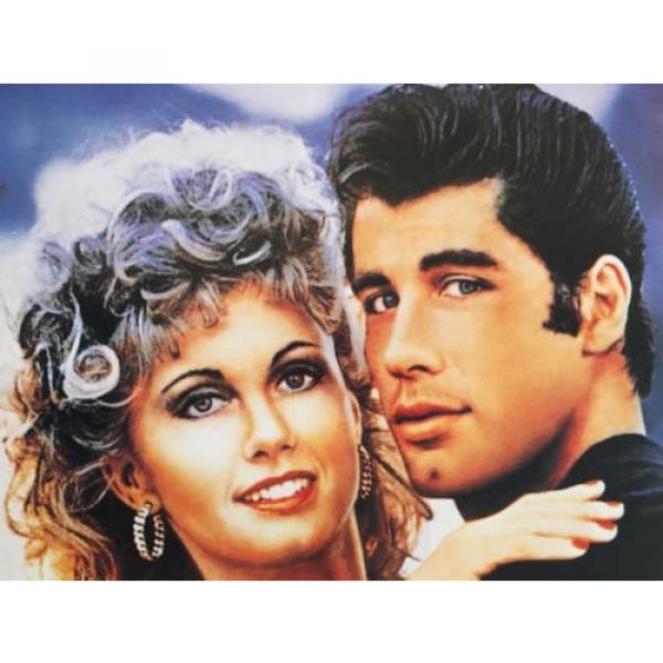 GREASE,JOHN TRAVOLTA OLIVIA TON JOHN ,RARE 1990&#039;s POSTER #3 image